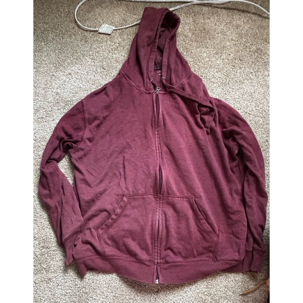 Falls Creek Burgundy Hoodie XL Zipup